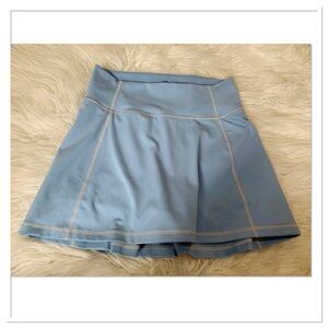 J. Crew CloudStretch High Rise Sports Skirt Skort Blue Size Small